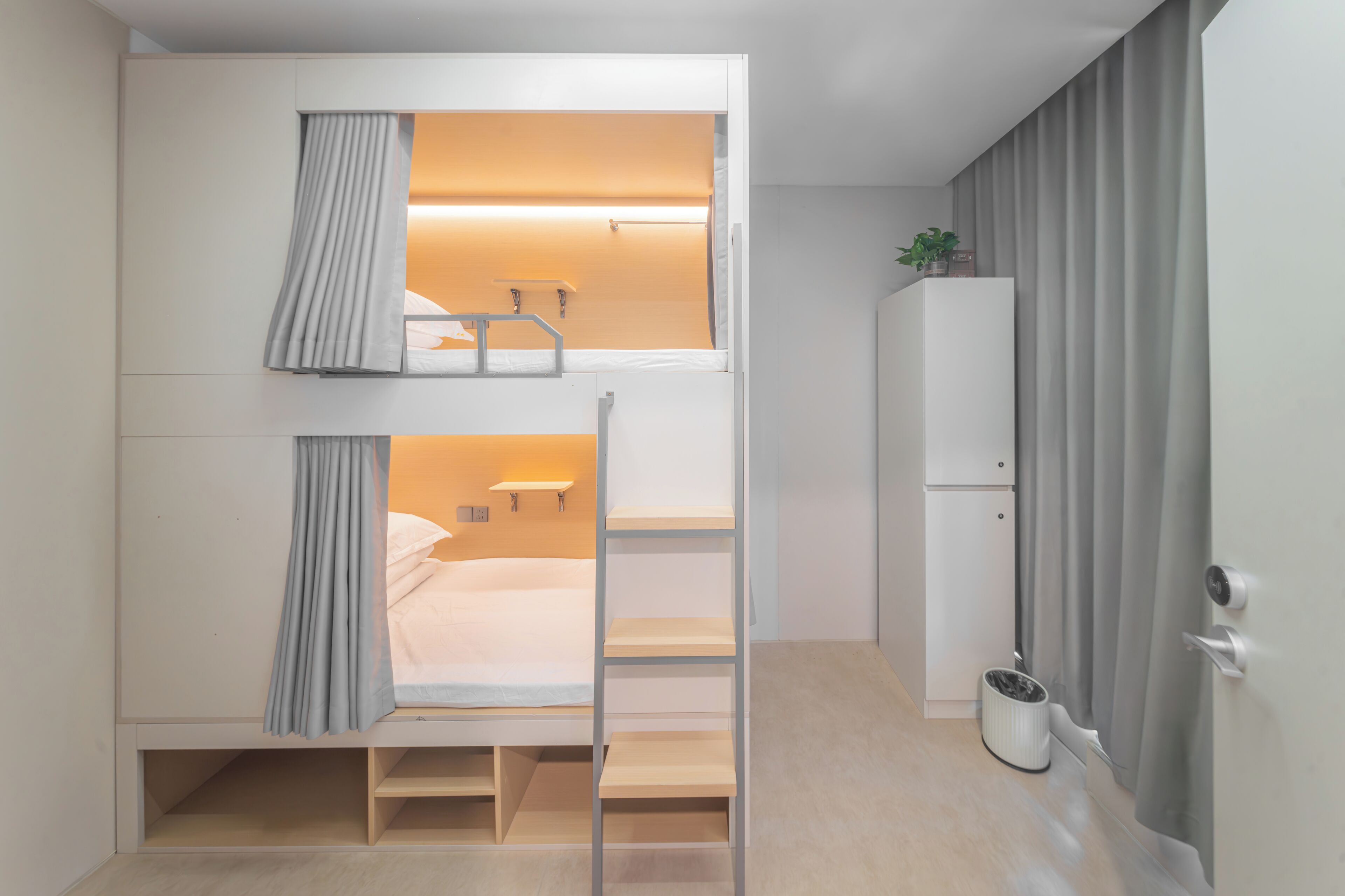 Senior Shared Dormitory, Women only, City View | Hypo-allergenic bedding, soundproofing, free WiFi