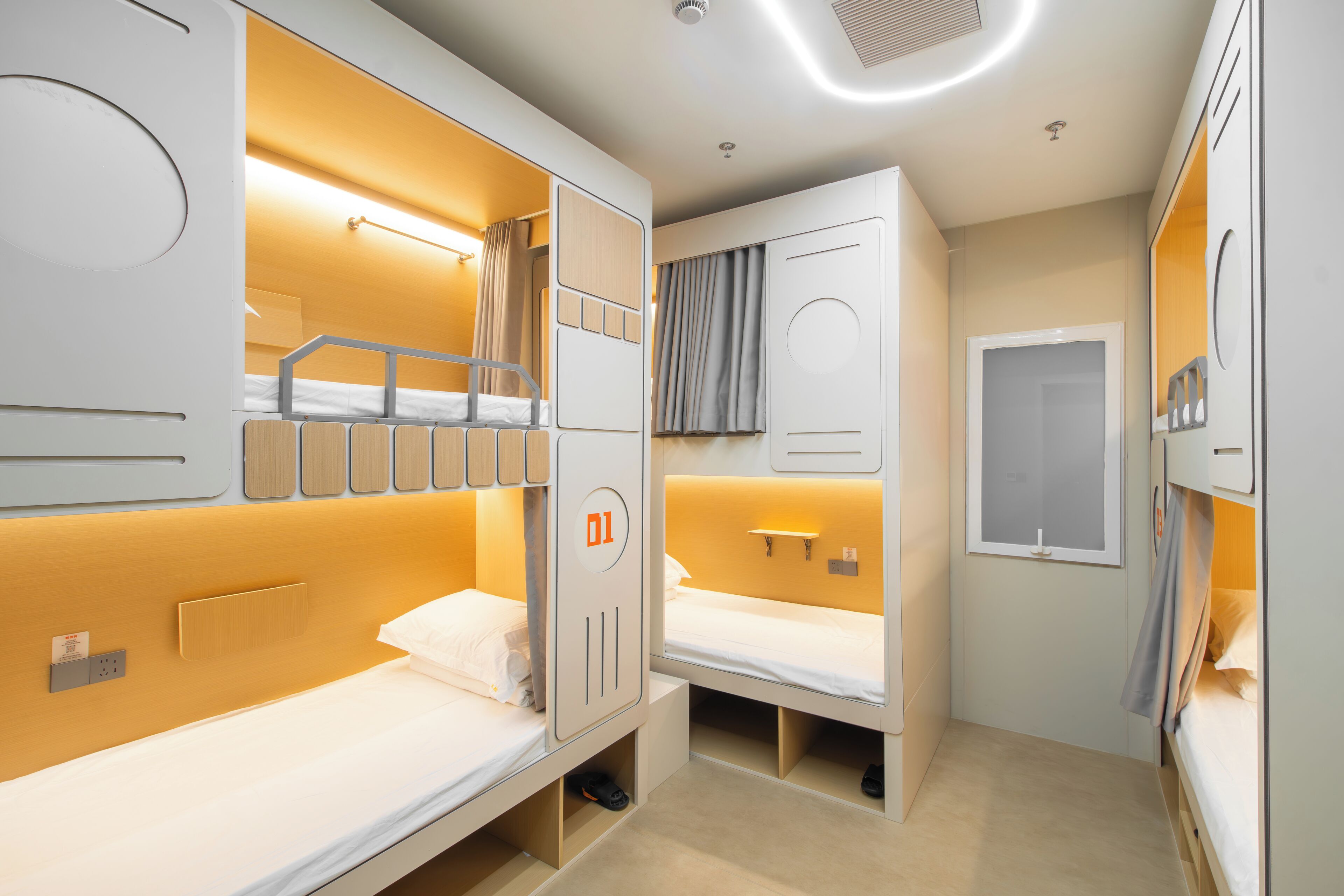 Elite Shared Dormitory, City View | Hypo-allergenic bedding, soundproofing, free WiFi