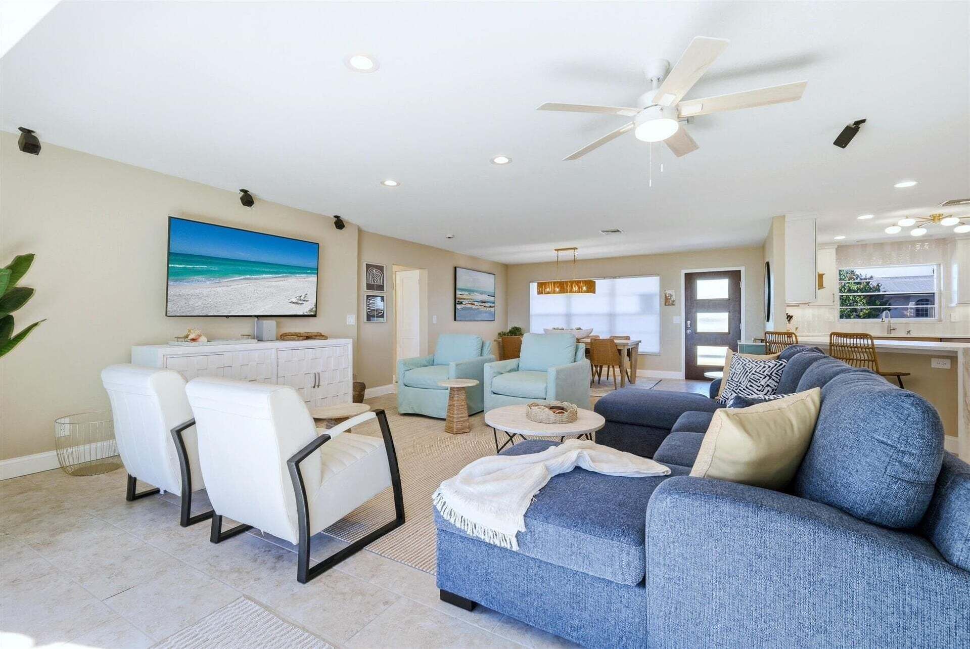 Hus, 4 soverom | Oppholdsområde | Smart-TV