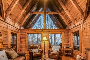 Cabin, 3 Bedrooms | Living area | Smart TV - Rise And Shine 3 Bedroom Cabin (Gatlinburg)