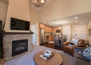 Condo, 2 Bedrooms | Living area | Smart TV - Base Camp 402 2 Bedroom Condo (Granby)