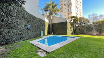 Apartamento, 1 quarto, para fumantes, sacada | Piscina