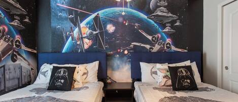 5 soverom, strykejern/-brett, reiseseng for barn og wi-fi (inkludert)