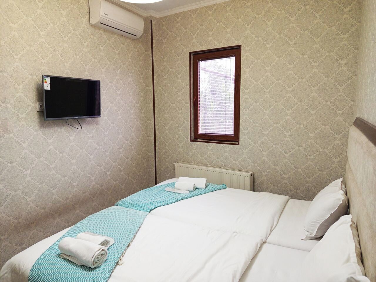 Chambre Économique avec lits jumeaux, vue cour intérieure