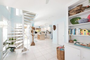 Interior - Barefoot Kai: Beach House w/Pool, Summer Kitchen, Dock + Kayaks, Steps to Rum Point Club! (Cayman Kai)