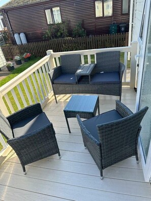 Terrace/patio - Whitehouse Leisure Park - Holiday Accommodation 21355 (Abergele)