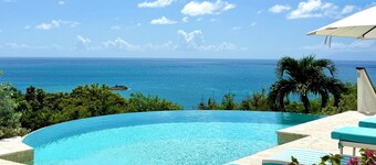 Private 4BR Oceanview Villa - Private Pool - Peaceful Hilltop Setting