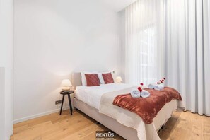 2 bedrooms, desk, WiFi, bed sheets - Beach Loft - luxury apartment with sea view in Ostend (Oostende)