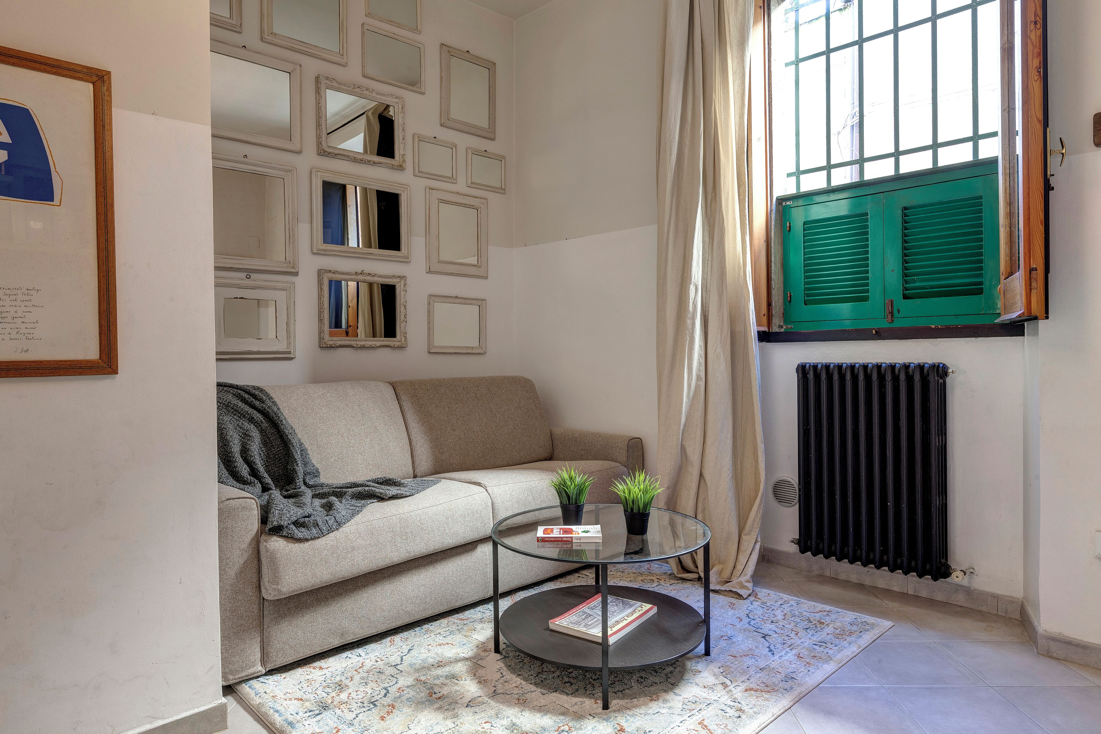 Apartment | Living area | 30-inch flat-screen TV with digital channels