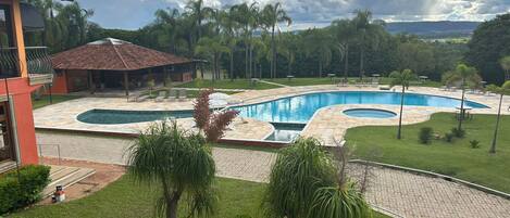 Indoor pool, outdoor pool