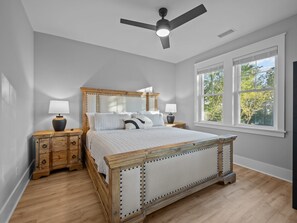 5 bedrooms, iron/ironing board, free WiFi, bed sheets - Private Pool + Hot Tub | New 5BR w/ Golf Cart – Steps to Beach (Emerald Isle)