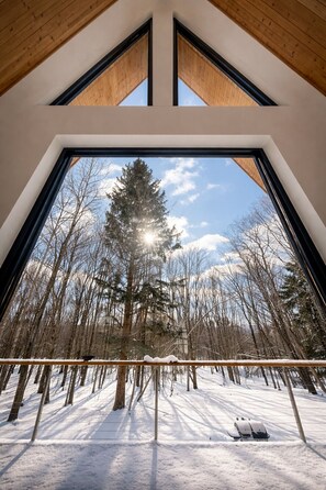 Interior - Modern A-Frame Catskills, Hot Tub & Fireplace (Napanoch)