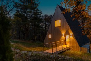 Exterior - Modern A-Frame Catskills, Hot Tub & Fireplace (Napanoch)
