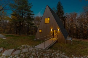 Exterior - Modern A-Frame Catskills, Hot Tub & Fireplace (Napanoch)