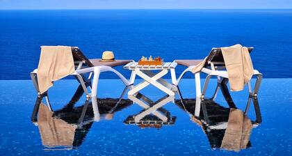 Villa auf Klippe mit Infinity-Pool und Meer-/Teideblick