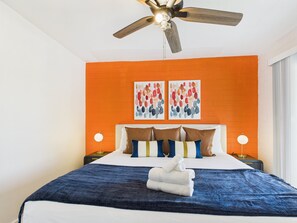 2 chambres, fer et planche à repasser, lit parapluie, Wi-Fi gratuit