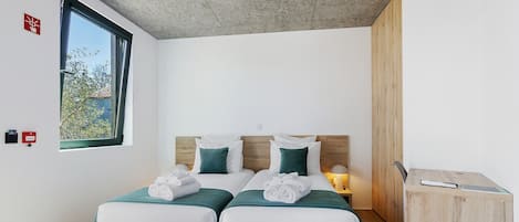 2 室のベッドルーム、WiFi、ベッドシーツ