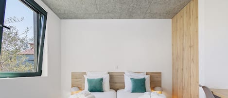 2 室のベッドルーム、WiFi、ベッドシーツ