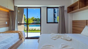 Apartemen Basic | 1 kamar tidur dan Wi-Fi gratis