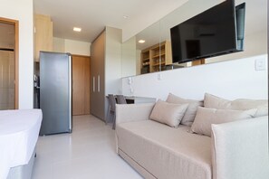 Living area - Makia Beach #a308 - em Muro Alto por Carpediem (Ipojuca)