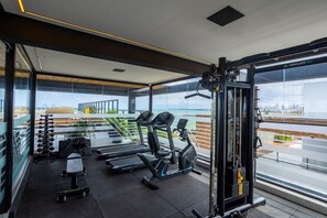 Basic Apartment | Fitness facility - Restinga #008 - Beachfront Studio by Carpediem (João Pessoa)