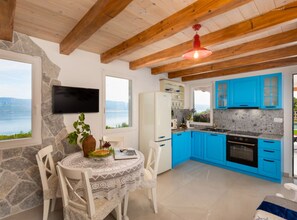 Villa (OneBedroom Villa with Pool) | Private kitchen | Fridge - Villa Mare (Vrbnik)