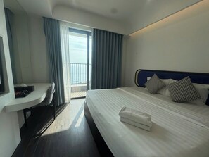 Studio Junior - utsikt mot stranden