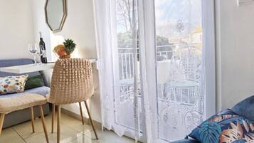 Apartment (OneBedroom Apartment With Balcony) | Living room