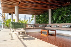 Terrace/patio - Modern apartment near the ocean with Jacuzzi in Cartagena (Cartagena de Indias)