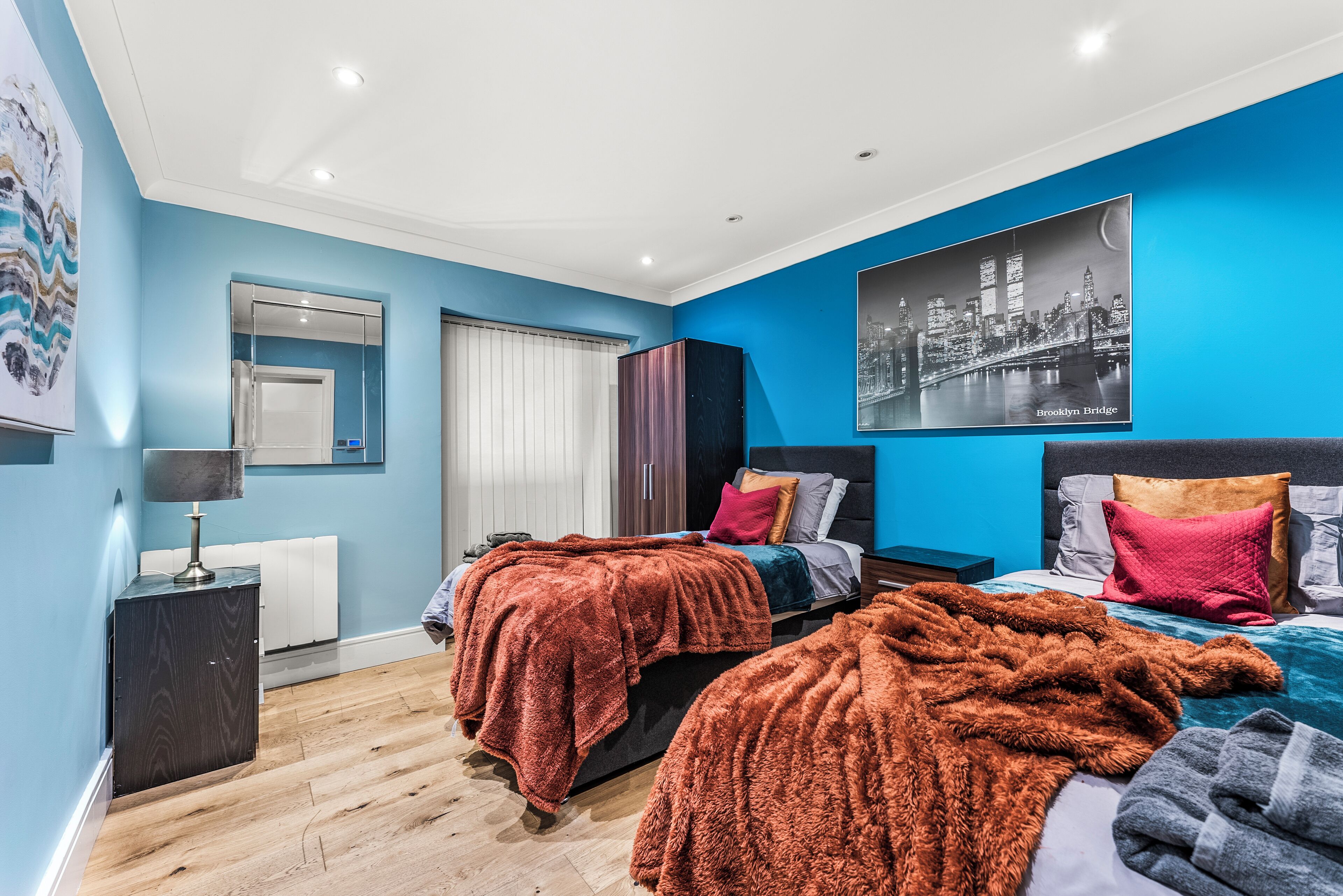 2 bedrooms, desk, iron/ironing board, free WiFi