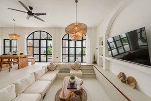 TV, stereo - 2BR Private Pool Villa w/ Sunset Rooftop Ungasan (South Kuta)