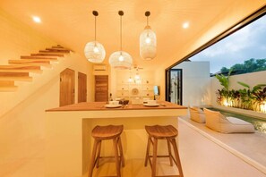 Dining - Modern 2BR Oasis with Pool in Balangan (South Kuta)