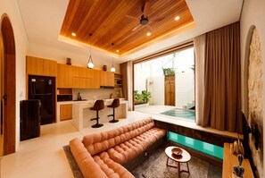 Unclassified image, 5 of 40, button - Modern 1BR Oasis - Sunken Lounge & Near Canggu (Mengwi)