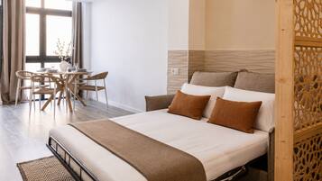 1 bedroom, WiFi (free), bed sheets