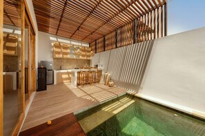 Fridge, microwave, stovetop, coffee/tea maker - Stylish 2BR Villa near Central Ubud (Ubud)