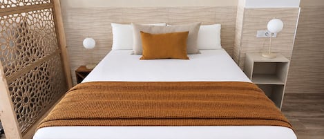 1 室のベッドルーム、WiFi (無料)、ベッドシーツ