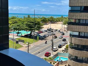Comfort Triple Room, Beach View | Terrace/patio - flat duplex sea tower (Maceió)
