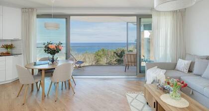 Atemberaubendes Ferienhaus mit Meerblick für 4 Personen in Pobierowo