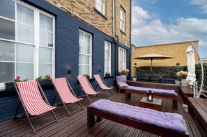 Terrace/patio - Spacious Private Studio Apartment / Flat in Shoreditch Near Tower Bridge, London (London)