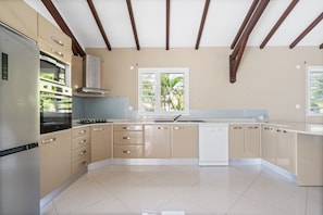 Fridge, microwave, oven, dishwasher - Villa Joahia - Three Bedroom Villa, Sleeps 7 (Le Diamant)