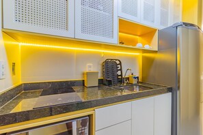 Private kitchen - Porto Prime #308 - Studio Confort by Carpediem (Ipojuca)