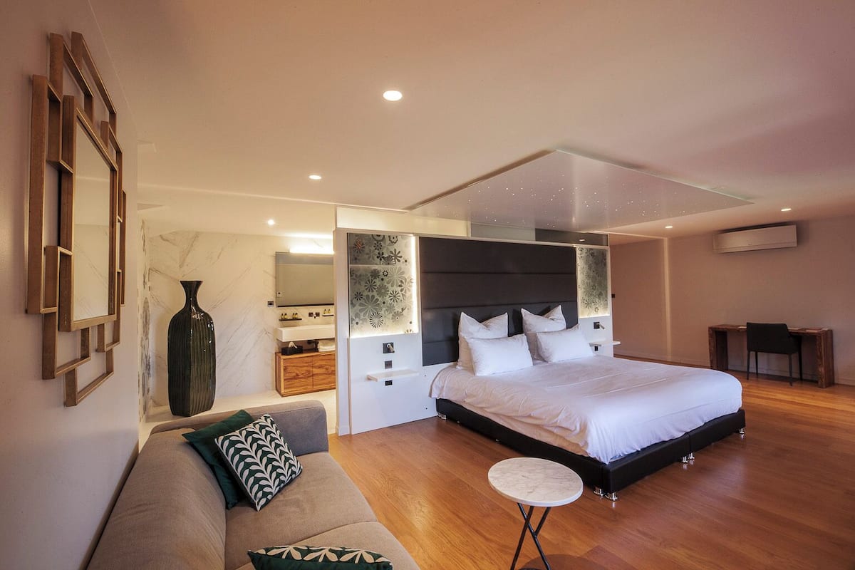 Deluxe tweepersoonskamer, uitzicht op tuin