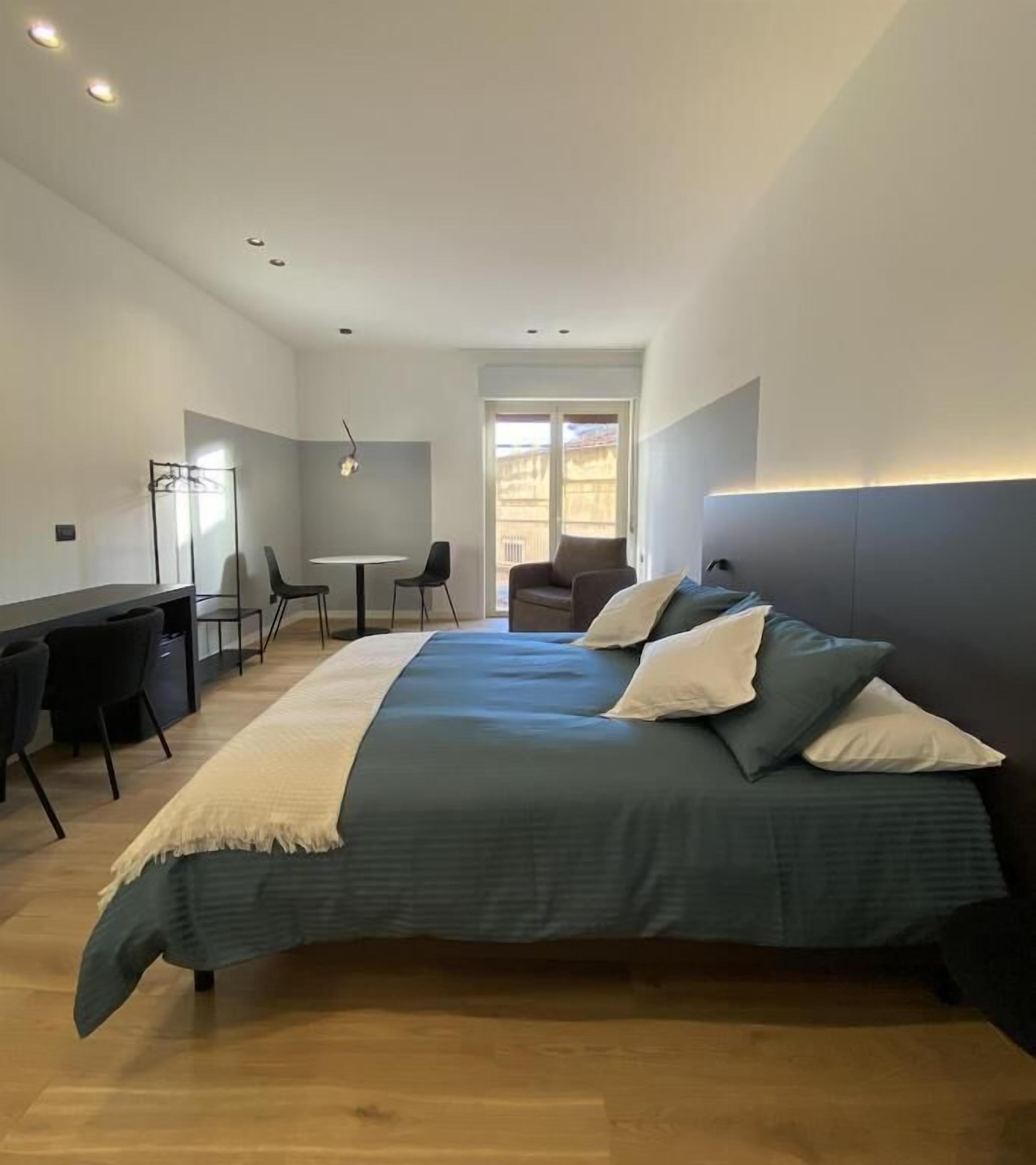 Suite, balkon, pemandangan kota