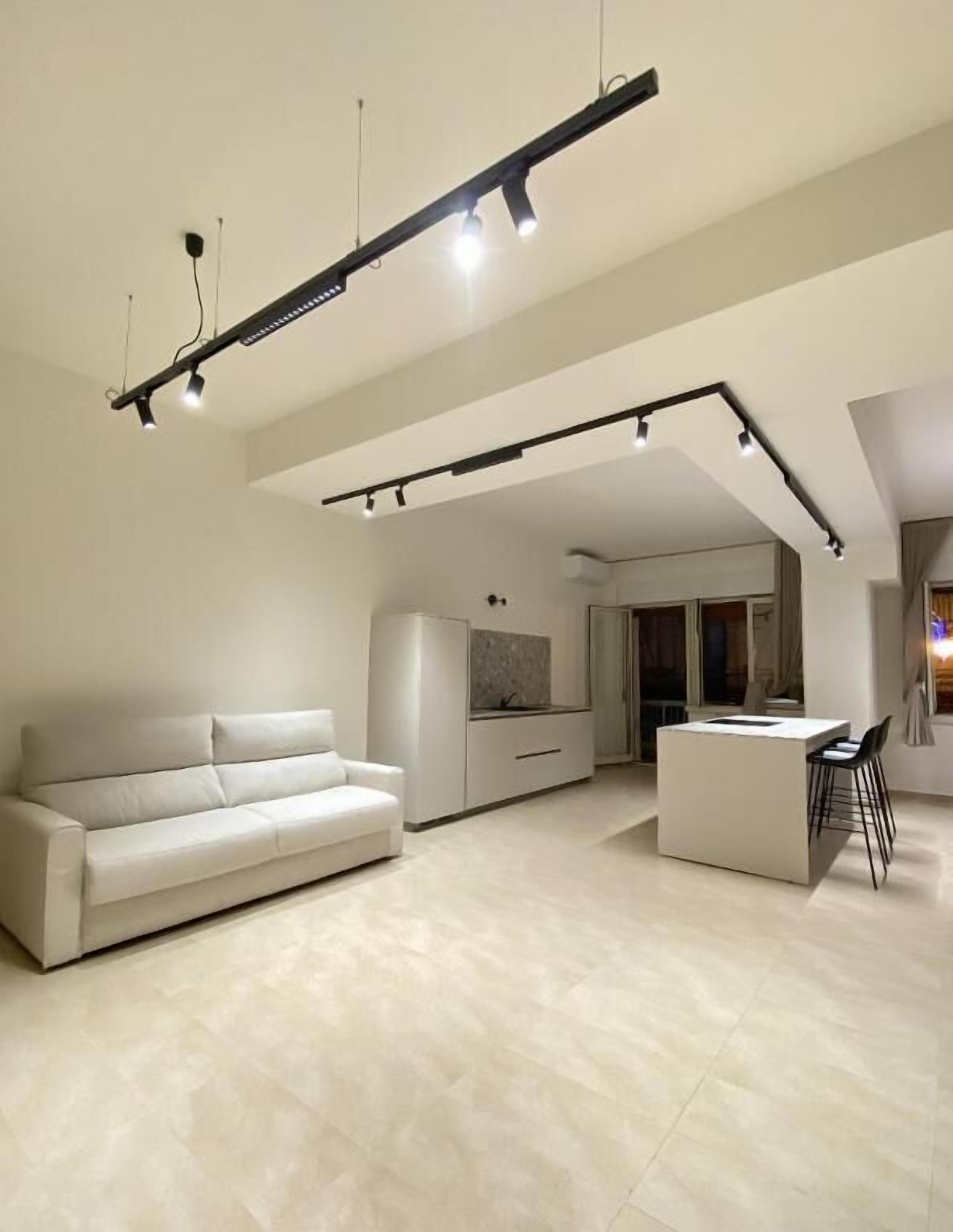 Apartemen Superior, balkon, pemandangan kota