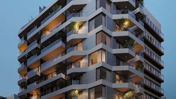 A multi-story hotel with balconies, large windows, and a ground-level restaurant. - Palermo Portẽnito: A Cosmopolitan Nomad Oasis (Buenos Aires)