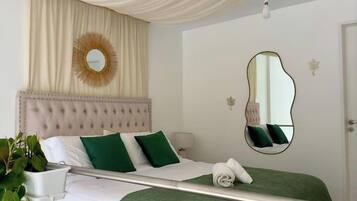 1 habitación, tabla de planchar con plancha, wifi y ropa de cama