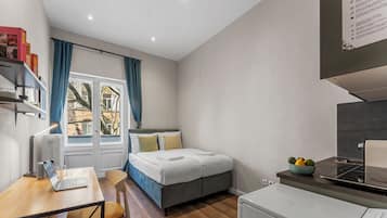 Standard Studio, 1 Queen Bed, Balcony, City View | Interior