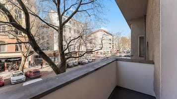 Estúdio standard, 1 cama Queen, sacada, vista para a cidade | Área da propriedade