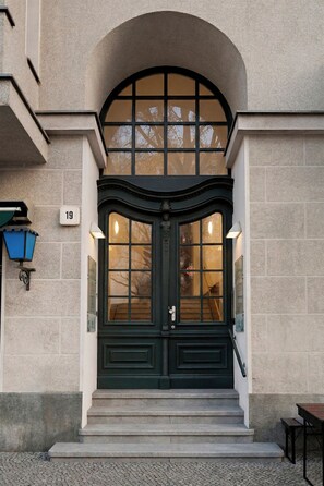 Overnatningsstedets facade