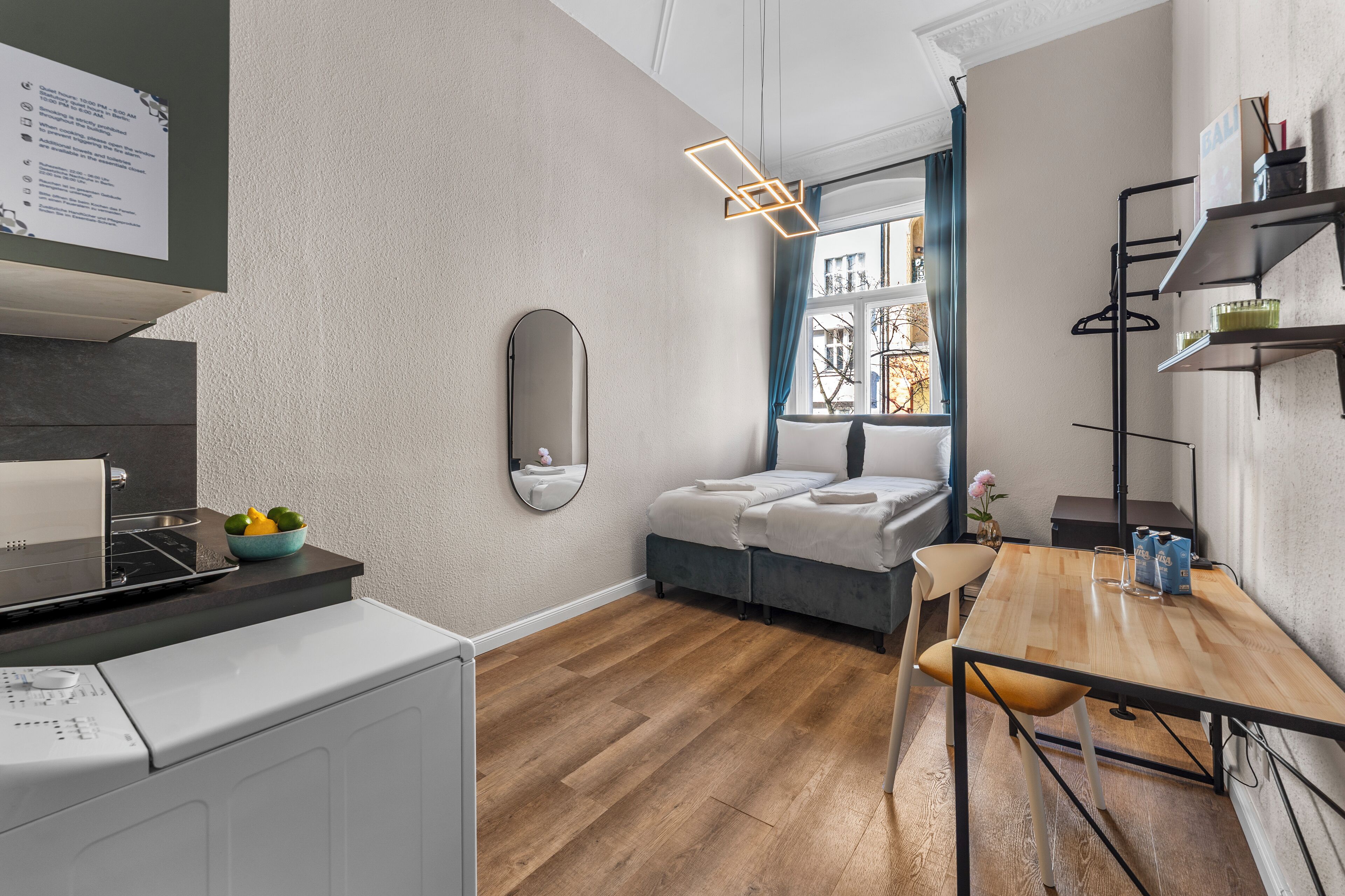 Estúdio standard, 1 cama King | Parte interna